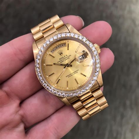 used rolex diamond bezels.